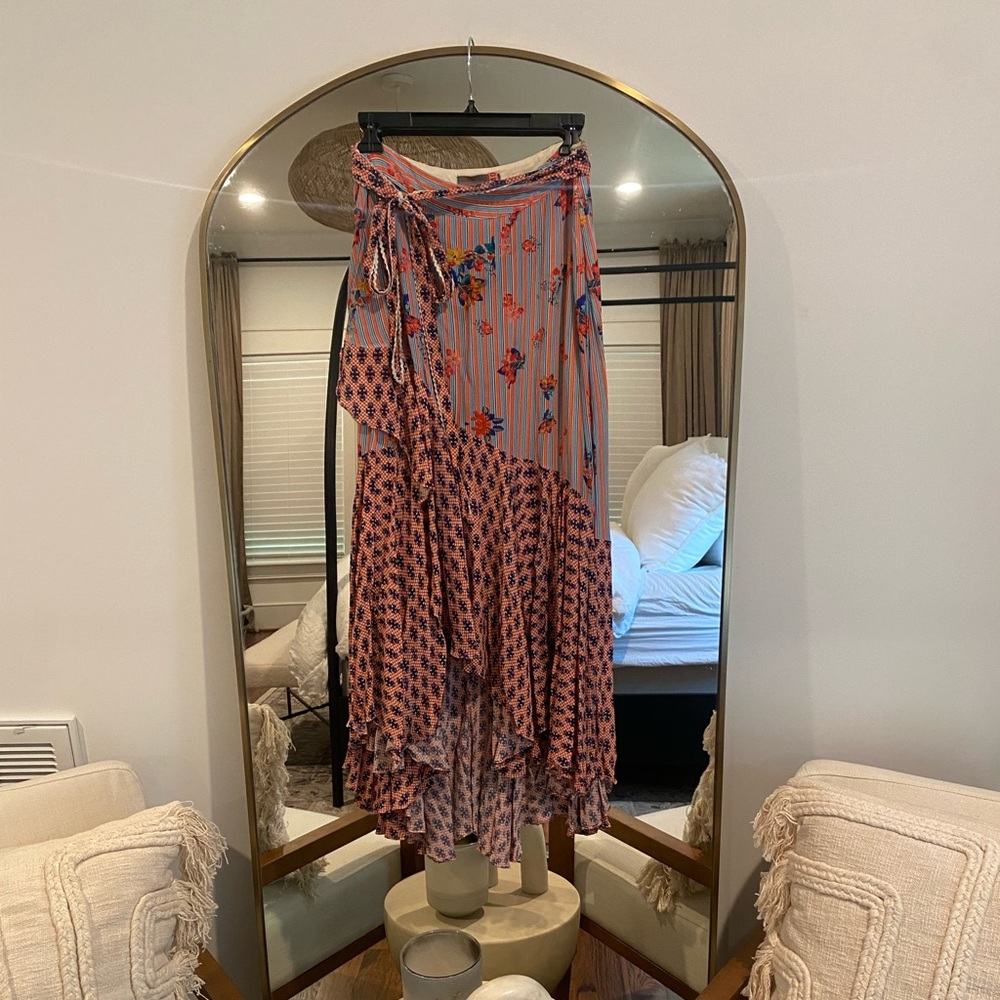 Anthro wrap skirt